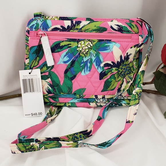Vera Bradley Petite Crossbody, Tropical Paradise - Picture 2 of 4